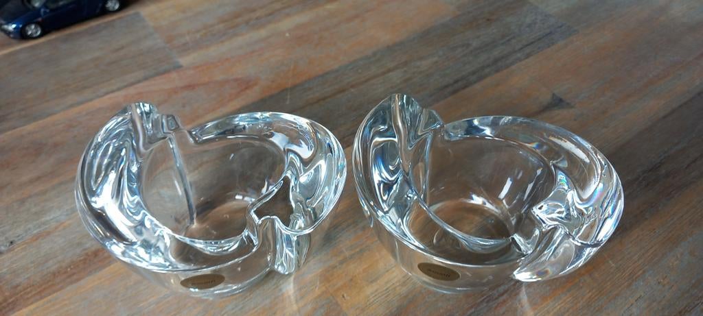2x Amalfi Loodkristal 24% Asbakken / Schalen, Ophalen