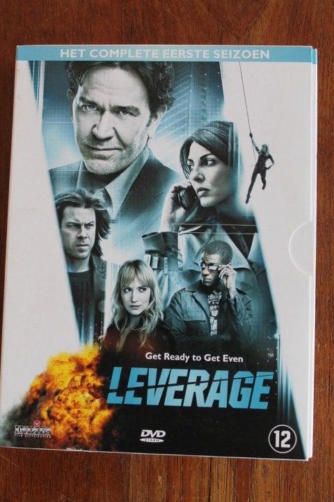 Leverage complete eerste seizoen 3-disc DVD-box misdaad, Seizoen 1, Misdaad, Nederlands, Ophalen of Verzenden