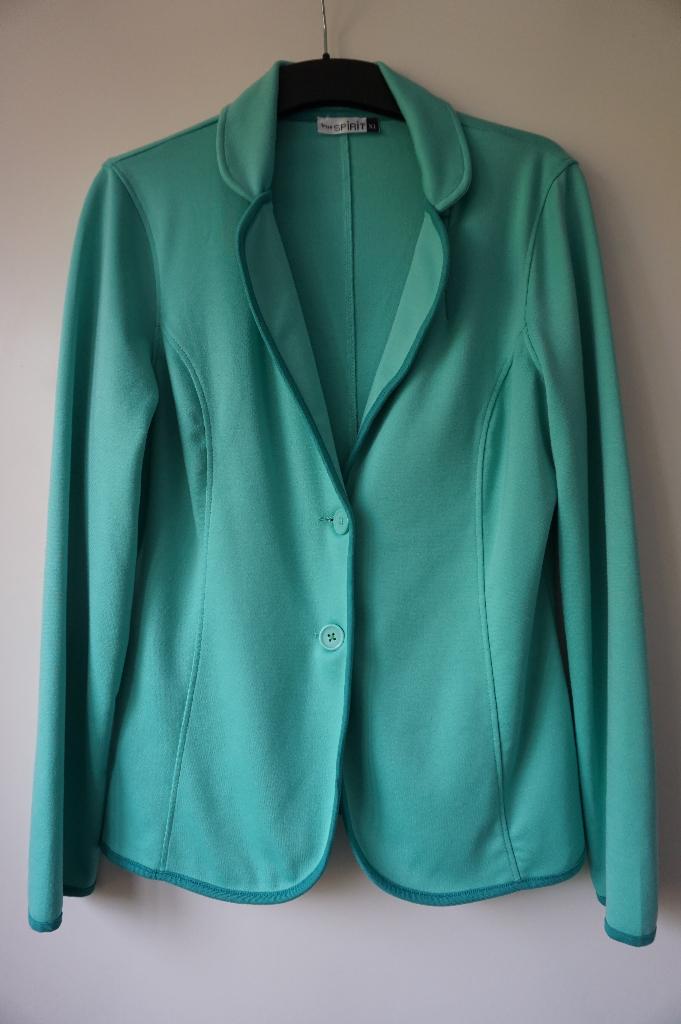 Jasje colbert vest mint groen stretch True Spirit maat 40 42, Maat 42/44 (L), Ophalen of Verzenden, Jasje, Groen