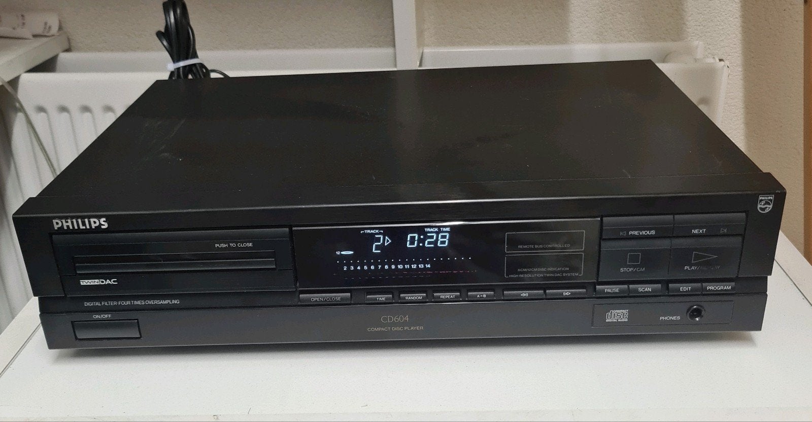 philips cd604 cd speler, Ophalen of Verzenden, Philips