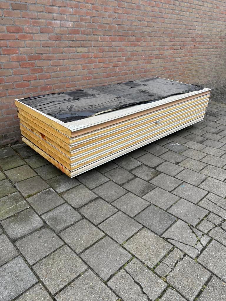 Sandwich panelen, Doe-het-zelf en Verbouw, Platen en Panelen, Ophalen, Gebruikt, Overige materialen, 50 tot 100 mm