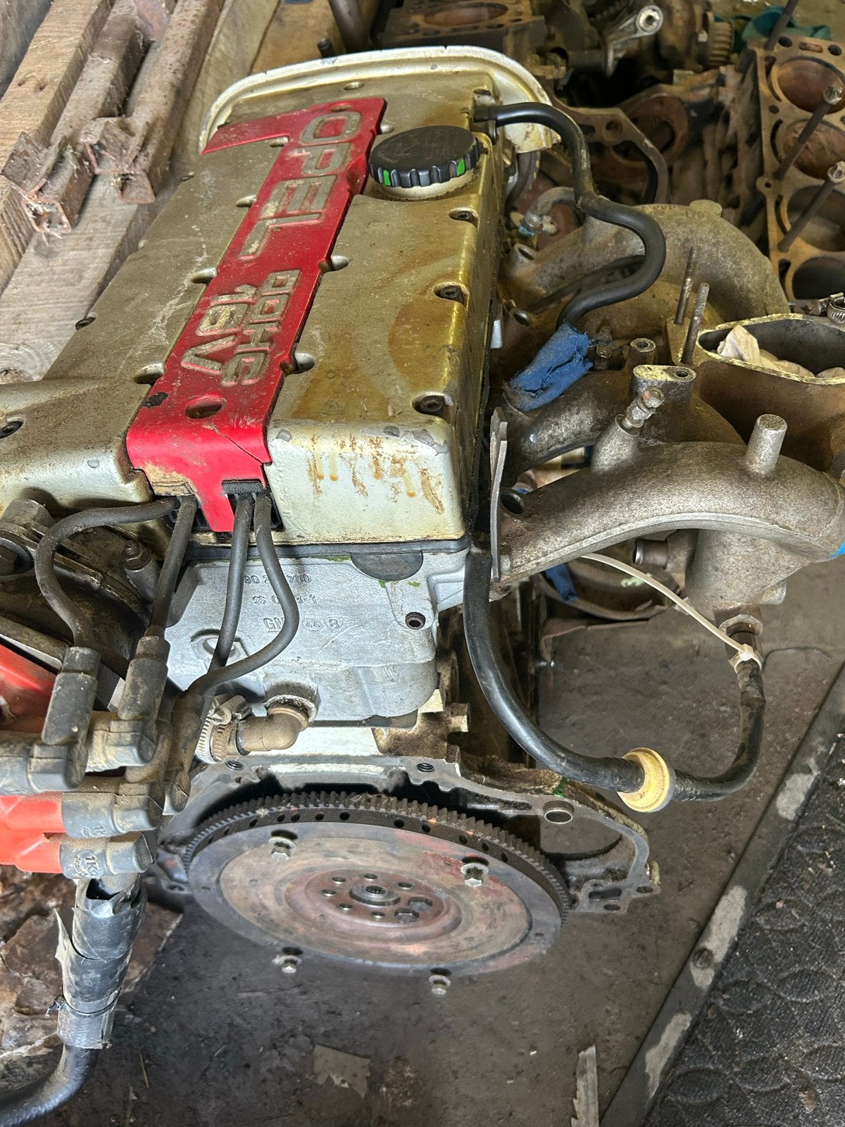 Opel C20XE Motor met alle benodigde onderdelen, Ophalen of Verzenden, Gebruikt, Opel