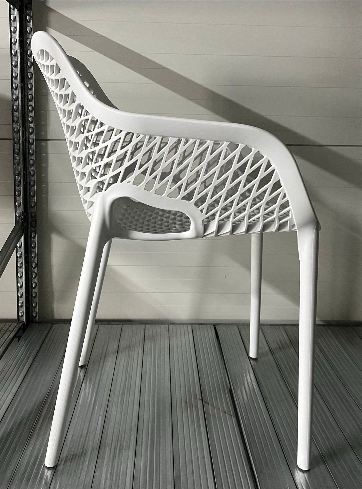 Nieuwe Siesta Air Stoel - Stijlvol en Comfortabel, Ophalen, Kunststof, Wit, Nieuw
