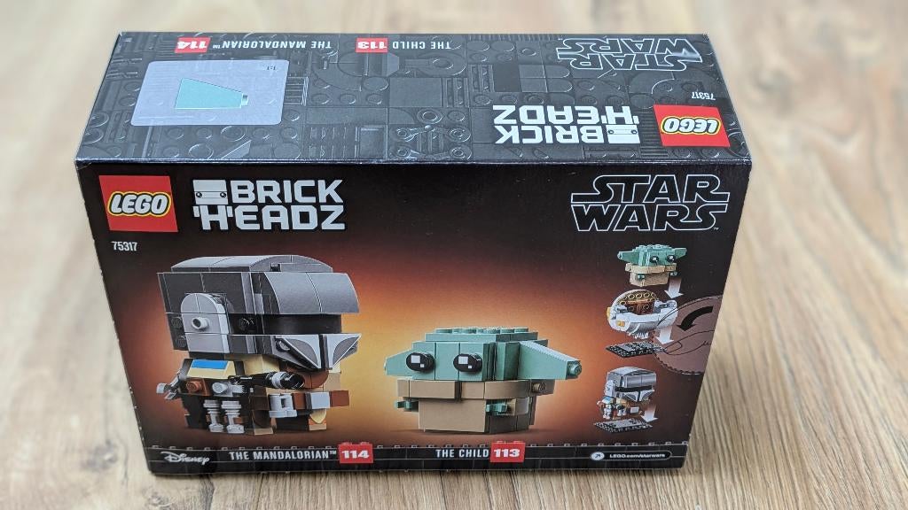 LEGO Brickheadz 75317 De Mandalorian en het Kind, Ophalen of Verzenden, Nieuw, Complete set, Lego