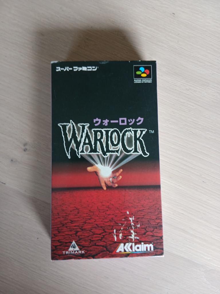 Warlock Super Famicom (J-SNES) - Compleet met doos en boekje, Avontuur en Actie, Gebruikt, 1 speler, Ophalen of Verzenden