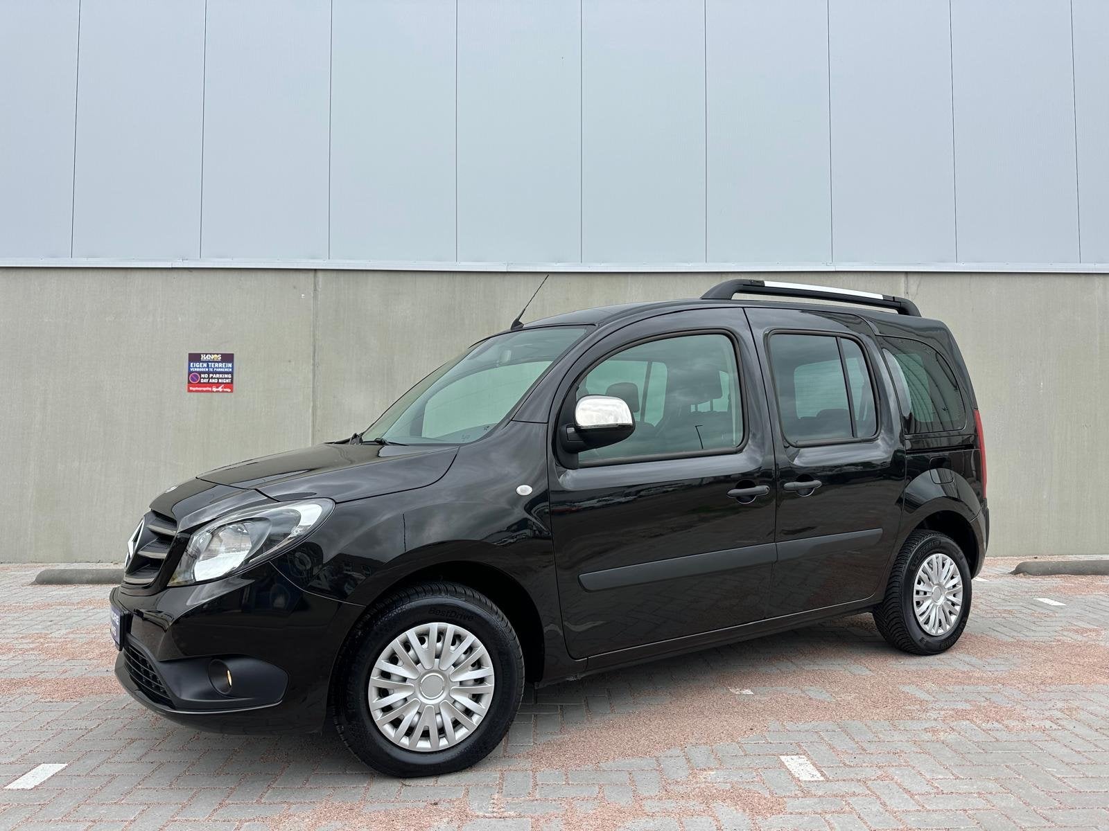 Mercedes-Benz Citan Combi 112 Ambiente Airco, Cruise C, Stoe, Stof, Gebruikt, Zwart, Met garantie (alle)