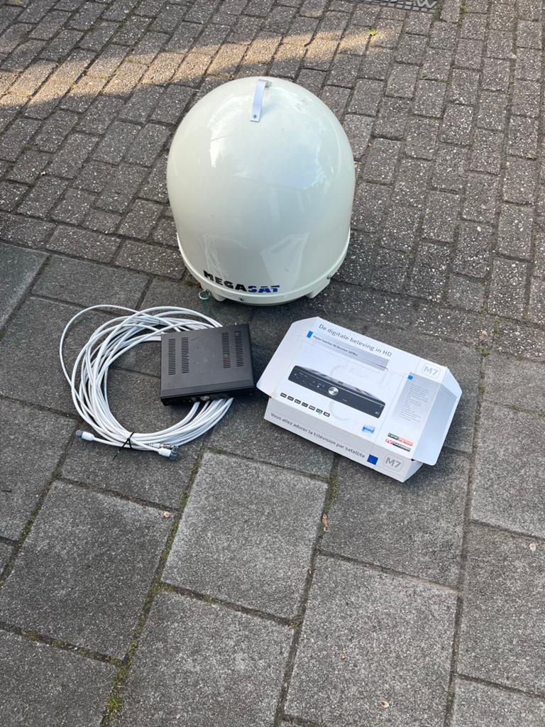 Megasat schotelantenne met M7 HD ontvanger, Ophalen, Gebruikt, (Schotel)antenne, Overige merken