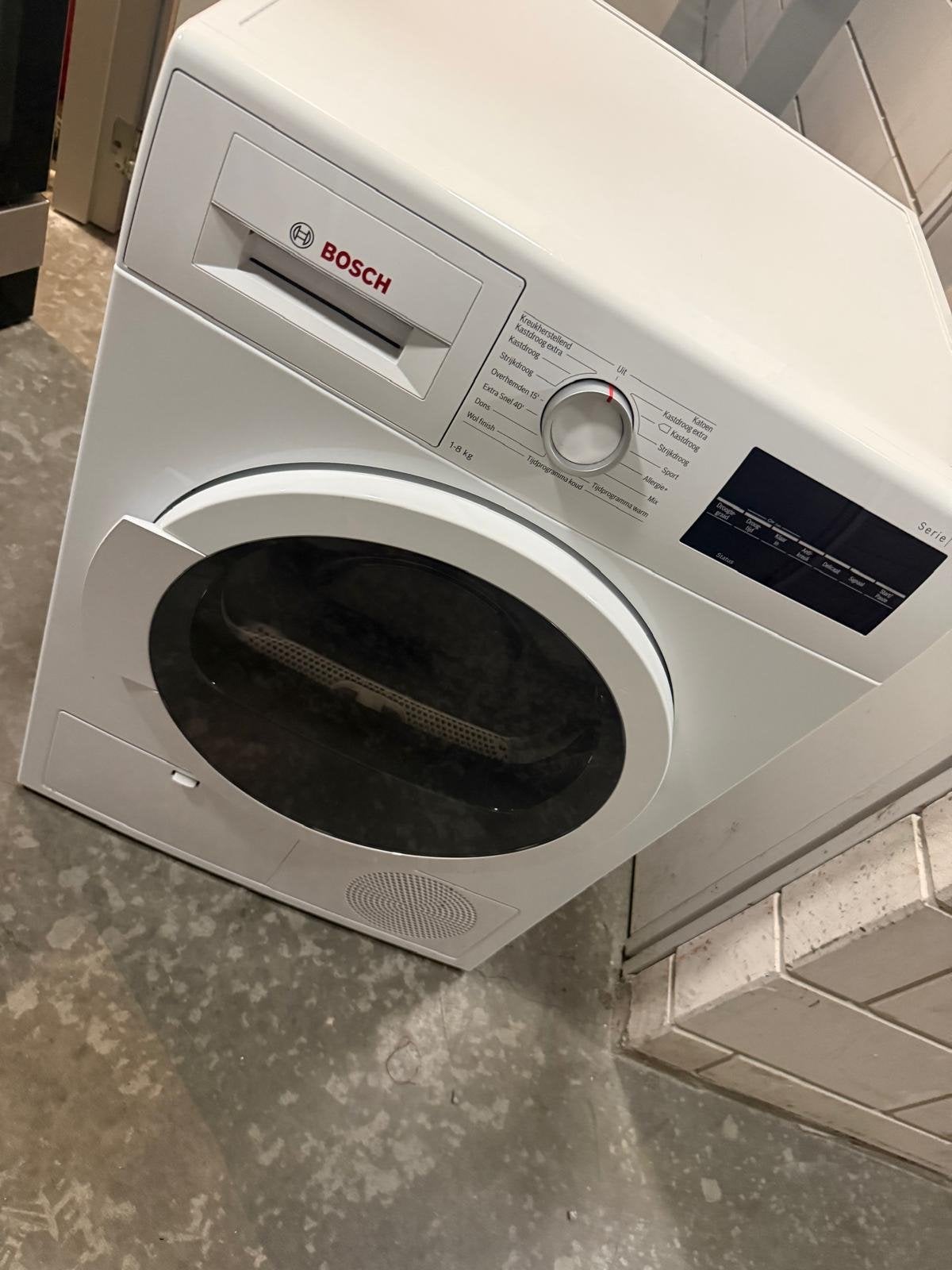 Bosch Serie 6 Wasdroger - Condensdroger 1-8 kg, Ophalen, 6 tot 8 kg, Zo goed als nieuw, Voorlader