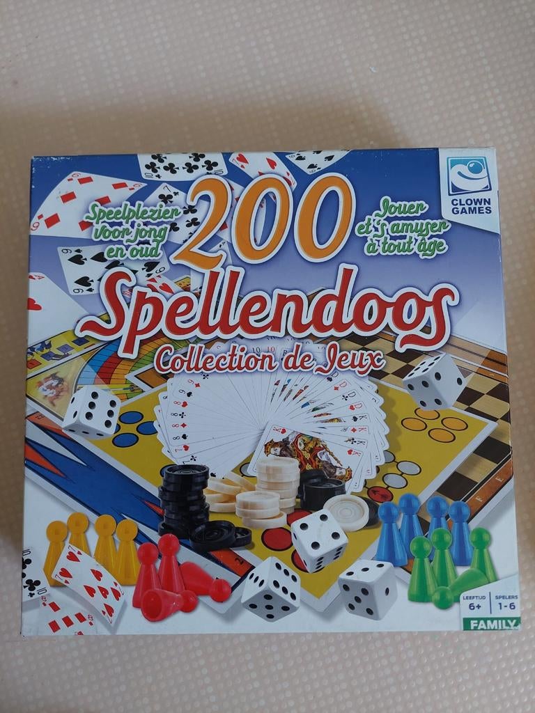 Spellendoos bordspel, Ophalen, Gebruikt, Clown Games