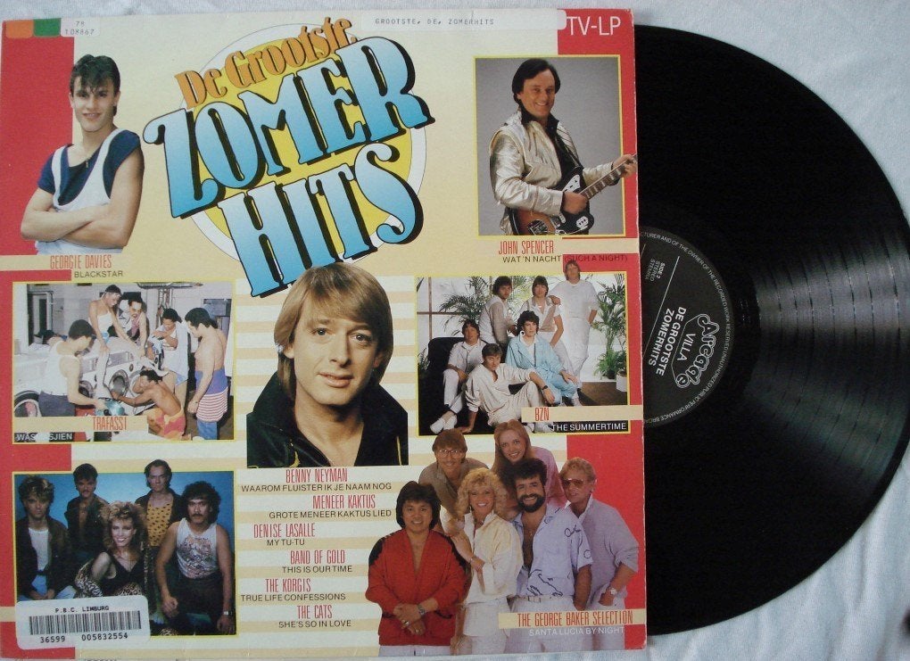 De Grootste Zomerhits, LP, Gebruikt, Ophalen of Verzenden, 12 inch