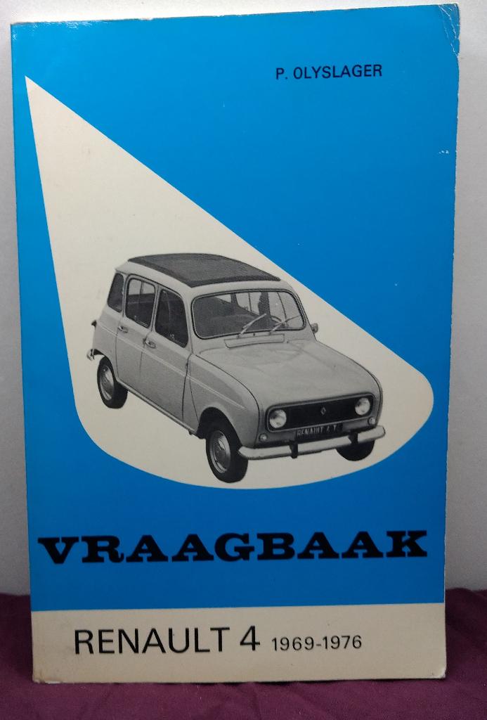 Renault 4, 1969 - 1976 Vraagbaak R4, Ophalen of Verzenden