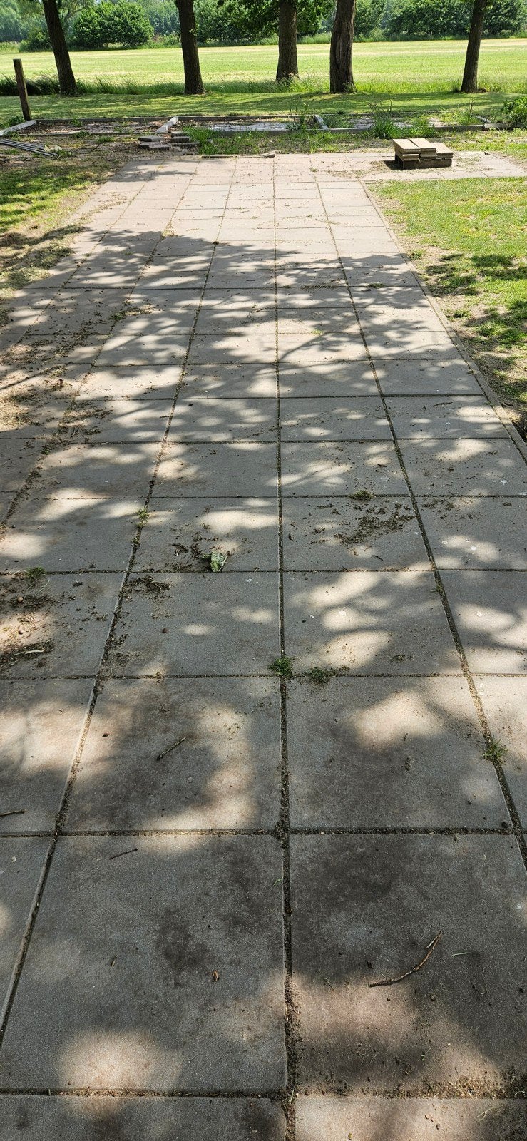 Tegels, Ophalen of Verzenden, Gebruikt, Beton, Terrastegels