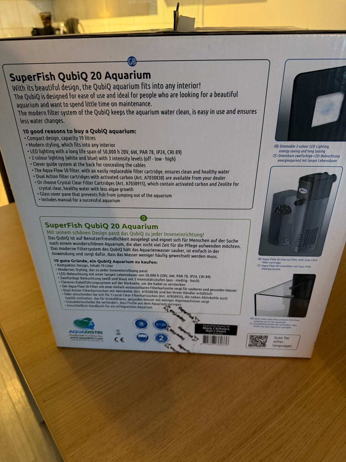 Superfish qubiq 20, Ophalen, Nieuw, Verlichting of Verwarming