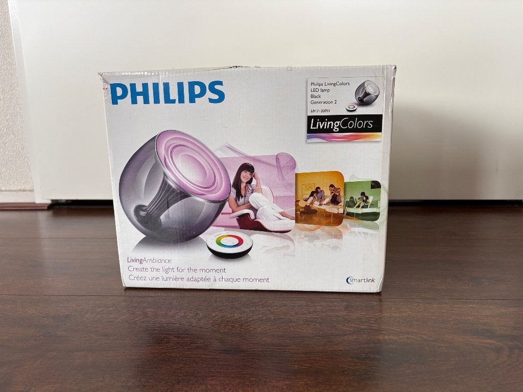 Philips living colors lamp, Zwart, Philips, Kleur aanpasbaar, Ophalen of Verzenden