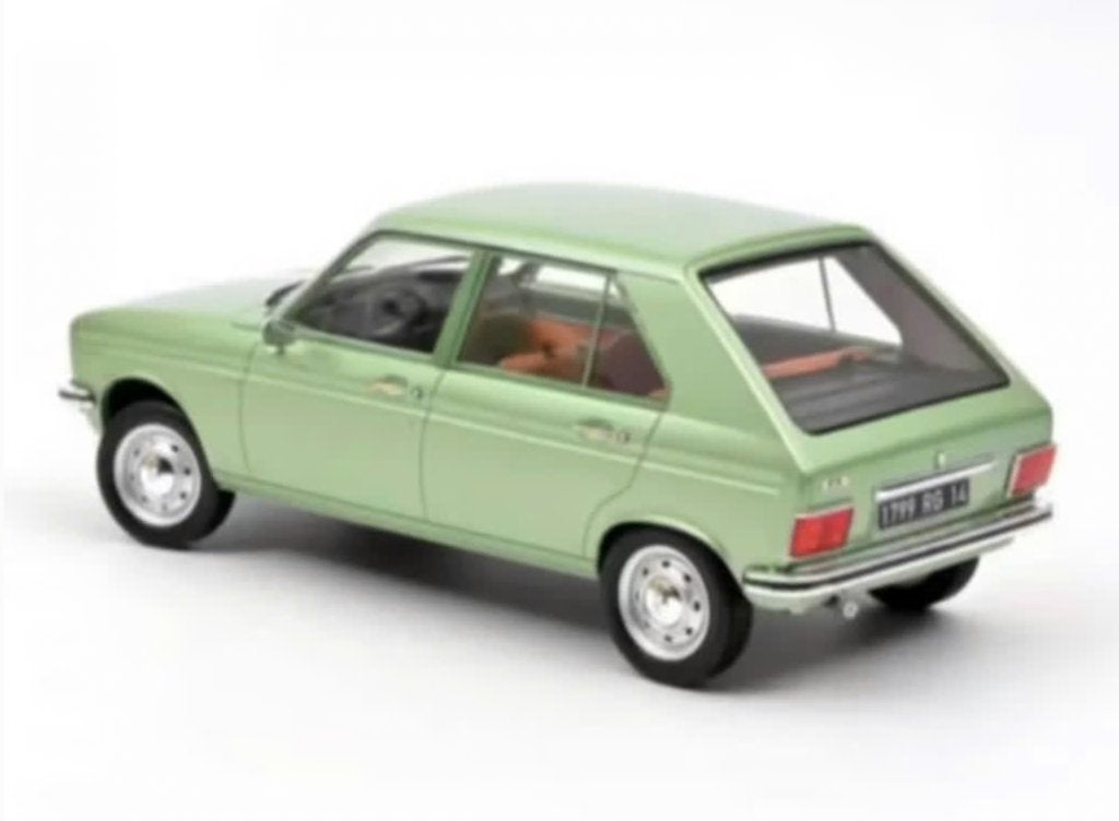 Peugeot 104 GL groen met.1977 lim.ed. 1/18 NOREV ref: 184901, Verzenden, Nieuw, Auto, Norev