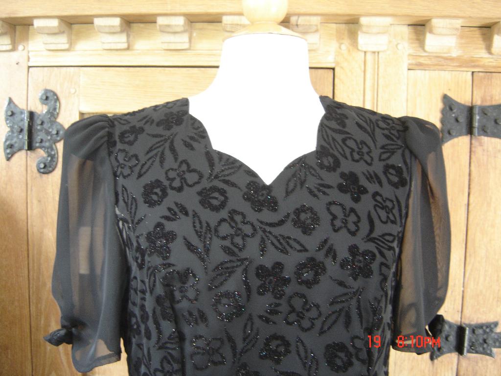 zwarte jurk met glitters maat 40, Kleding | Dames, Maat 38/40 (M), Zwart, Ophalen of Verzenden, Zo goed als nieuw