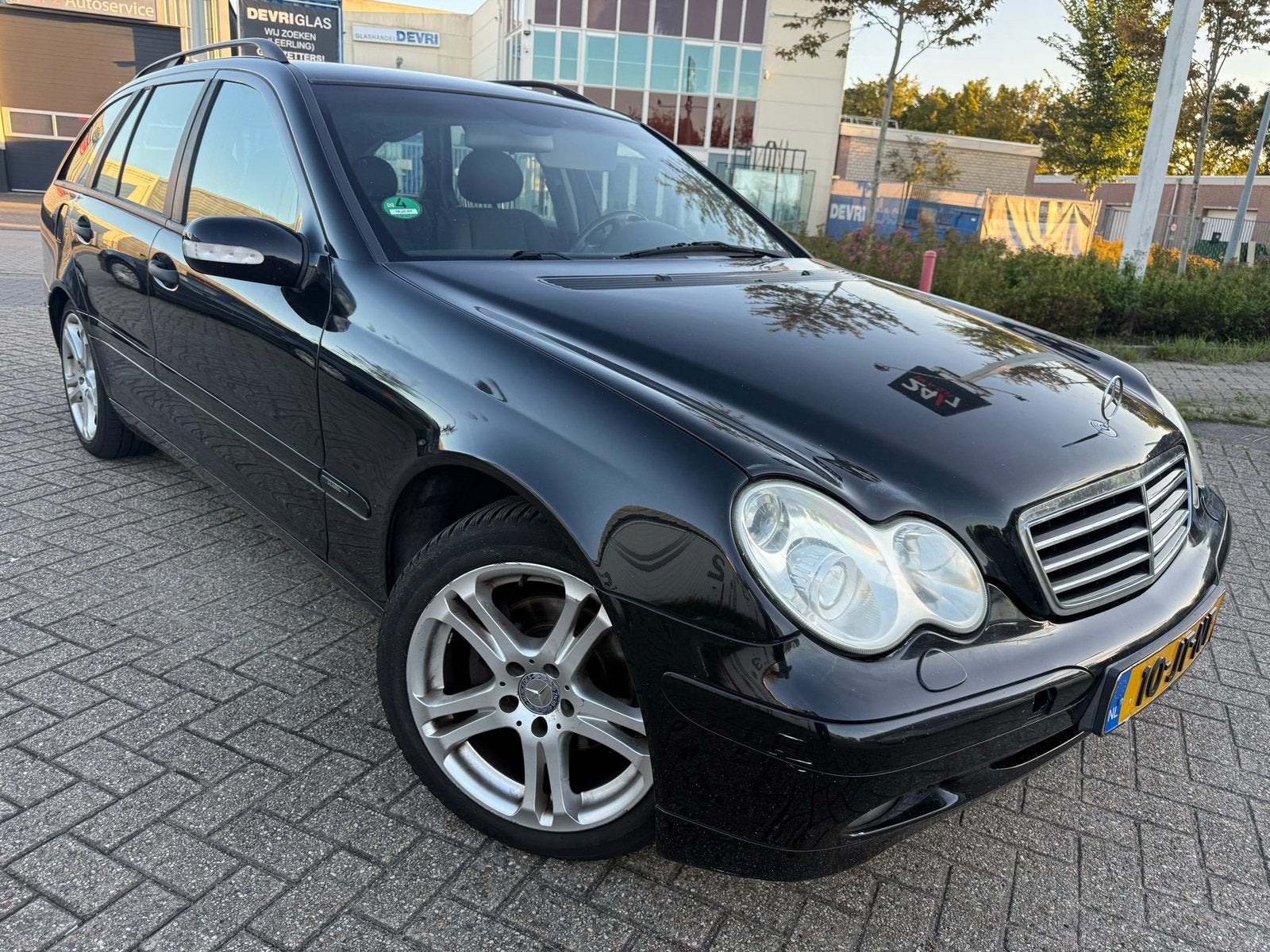 Mercedes-Benz C-Klasse C180 Kompressor Combi/TREKHAAK/FULL, Auto's, 1796 cc, Zwart, Handgeschakeld, Grijs