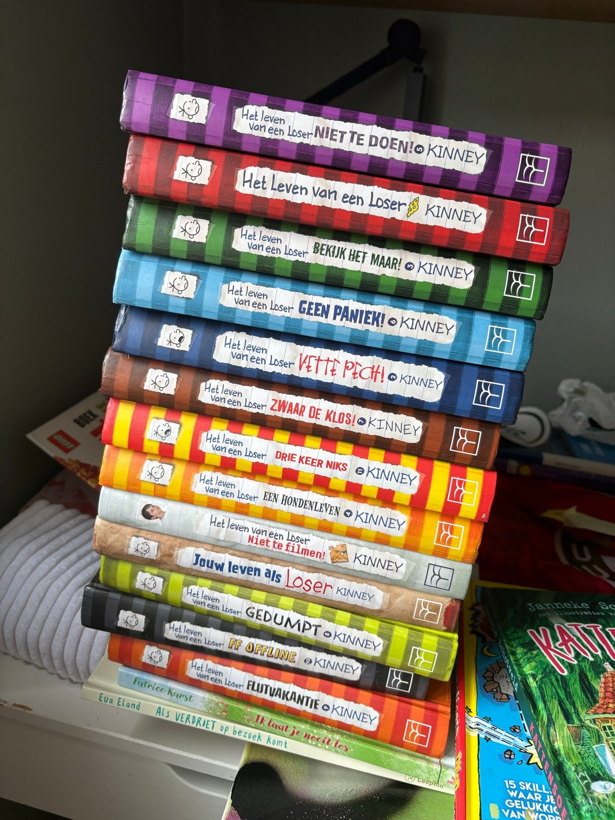 Grote collectie kinderboeken: Het leven van een Loser, Tom G, Boeken, Ophalen, Zo goed als nieuw