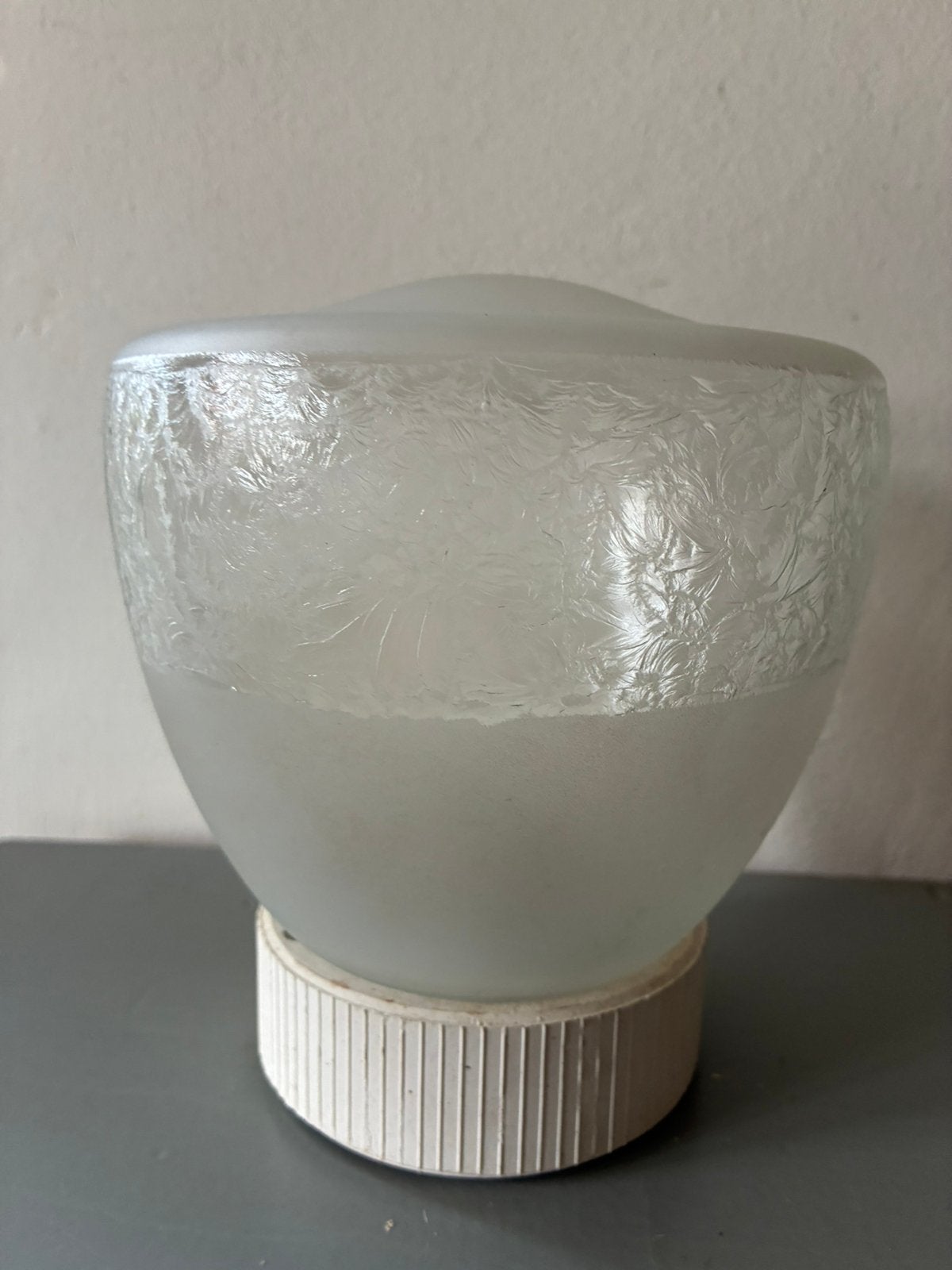 Vintage plafoniere, Ophalen of Verzenden, Glas