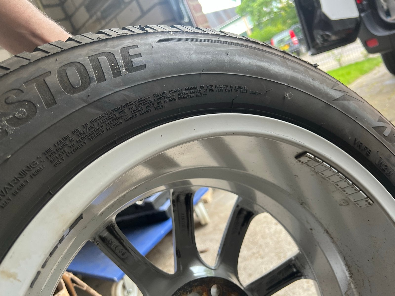 Autoband Bridgestone Blizzak LM005 banden met Velg 225/65R17, Auto-onderdelen, Banden en Velgen, Gebruikt, Banden en Velgen, 17 inch