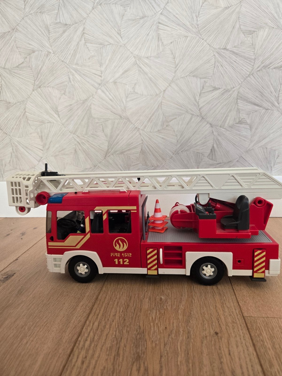 Playmobil 5362 Brandweer Ladderwagen met Sirene - Compleet, Ophalen of Verzenden