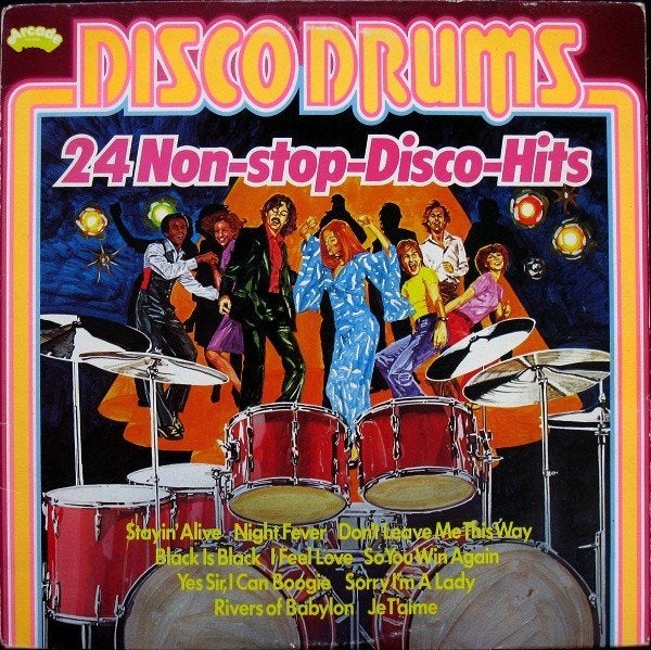 LP Disco Drums (24 Non-Stop-Disco-Hits), Ophalen of Verzenden, Gebruikt, 12 inch, Pop