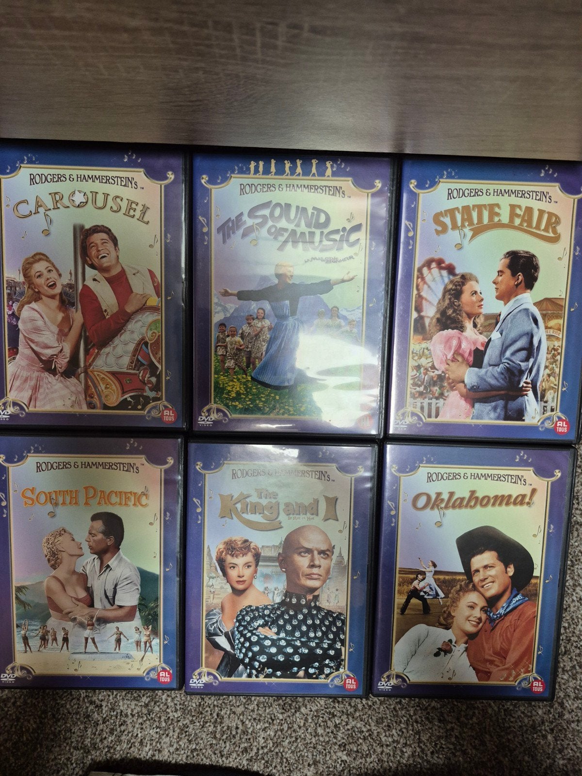 Rodgers & Hammerstein Musical Collectie (6 DVD's), Alle leeftijden, Ophalen of Verzenden, Zo goed als nieuw, 1940 tot 1960