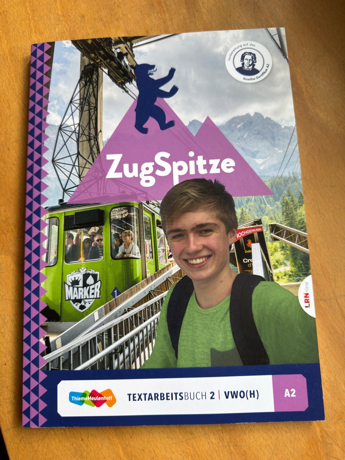 ZugSpitze Textarbeitsbuch 2 1VWO A2 Duits, Ophalen of Verzenden, Nieuw