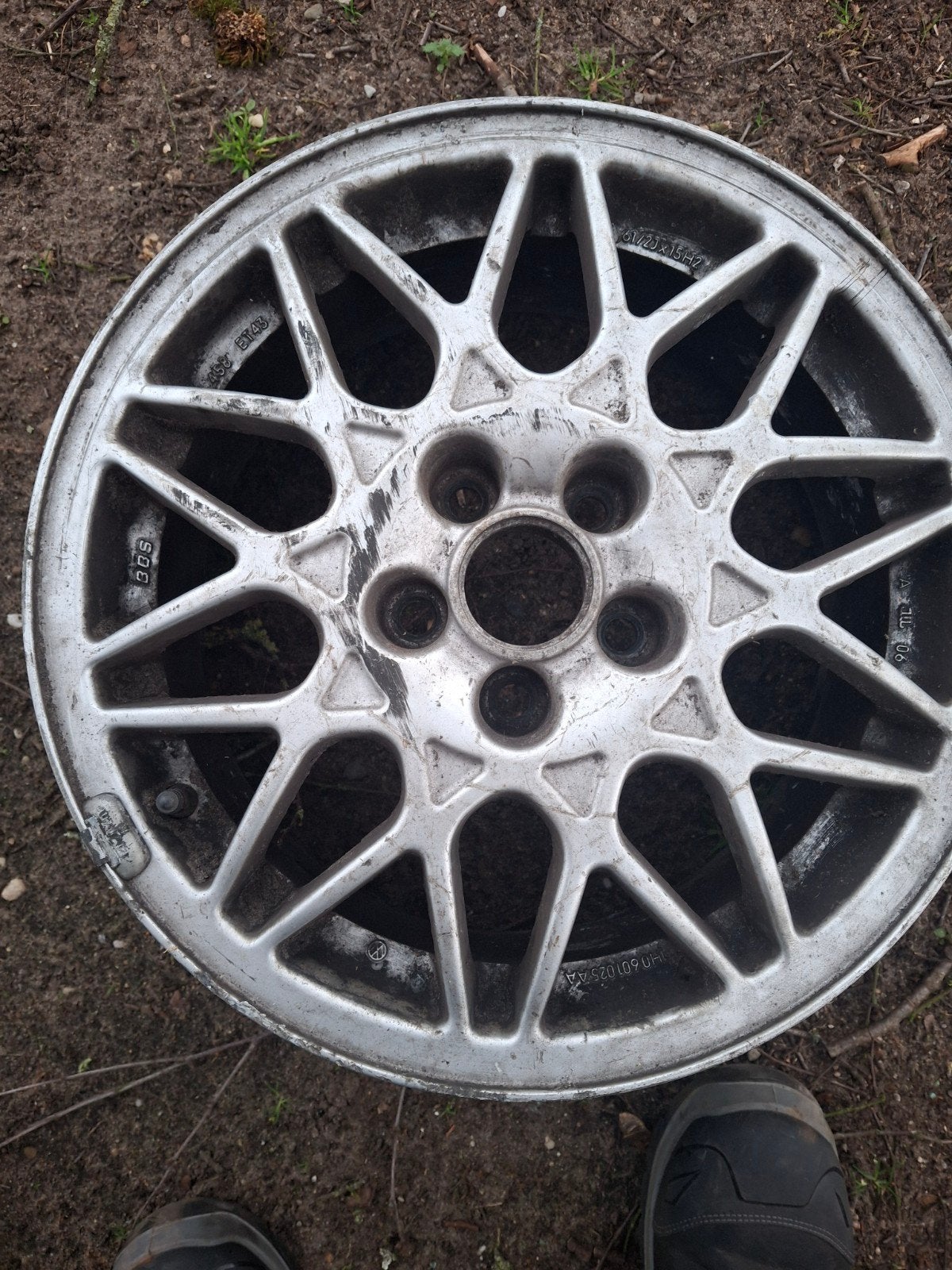 15 inch BBS velgen Golf 3 VR6/GTI 5x100 ET43, Ophalen