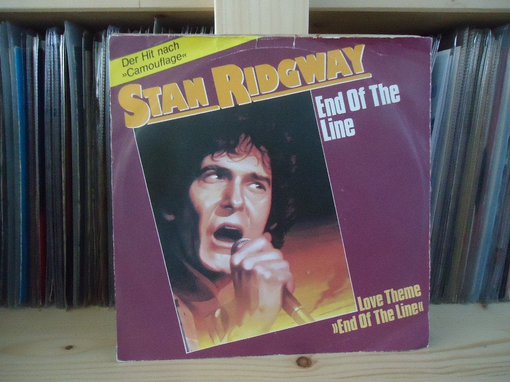 7" Single Stan Ridgway - End Of The Line / Love Theme End Of, Gebruikt, 7 inch, Ophalen of Verzenden, Pop