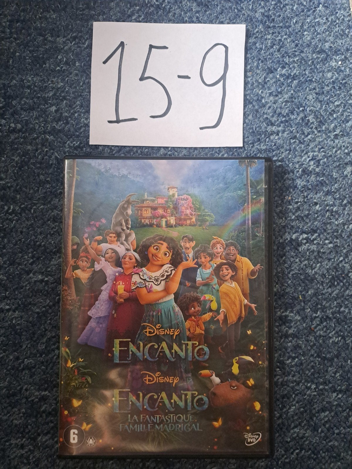 Disney Encanto DVD - La Fantastique Famille Madrigal, Ophalen of Verzenden, Zo goed als nieuw, Vanaf 6 jaar, Familie