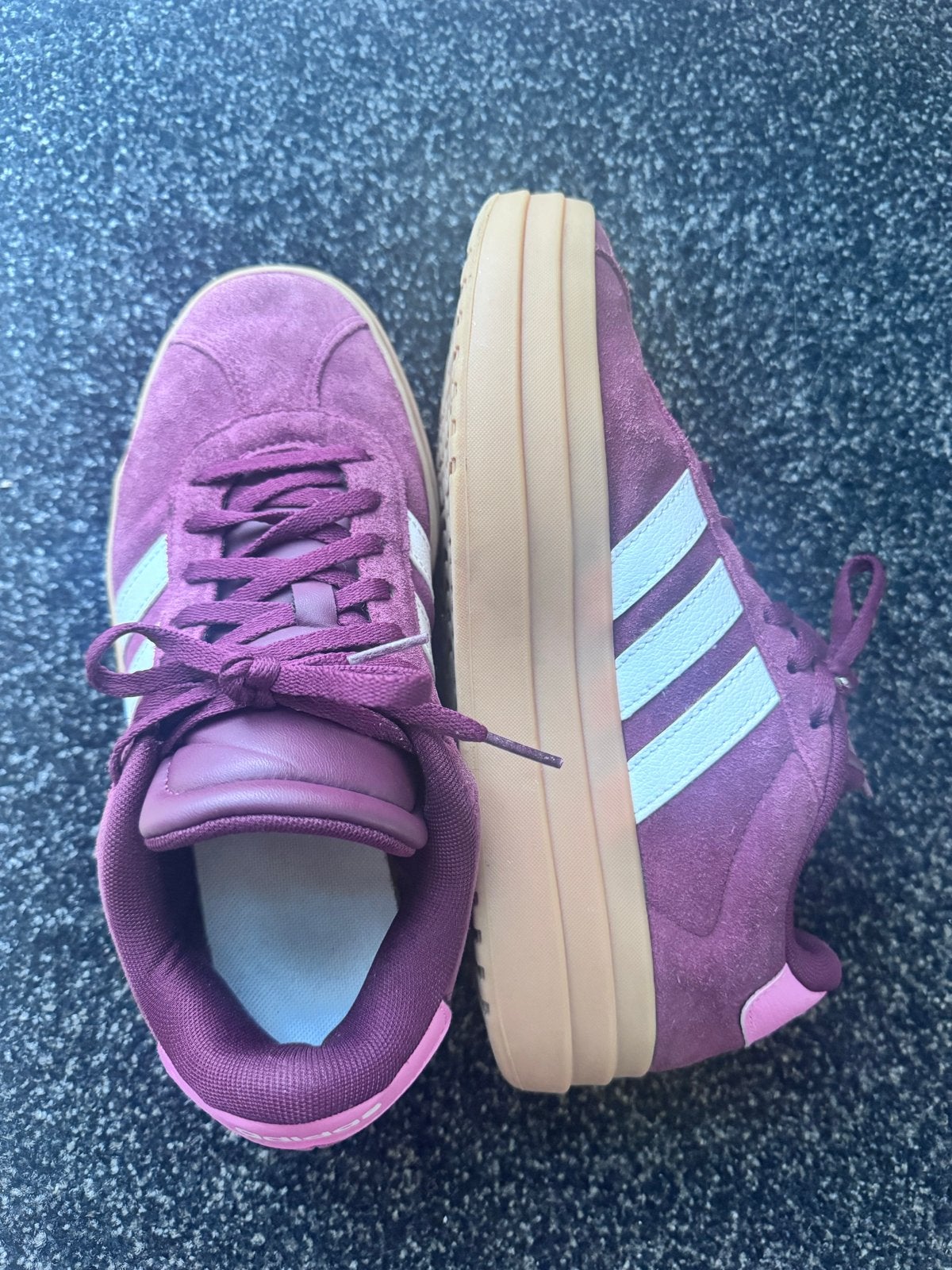 Adidas VL Court Bold sneakers - Maat 38, Kleding | Dames, Schoenen, Ophalen of Verzenden, Rood, Sneakers of Gympen, Zo goed als nieuw