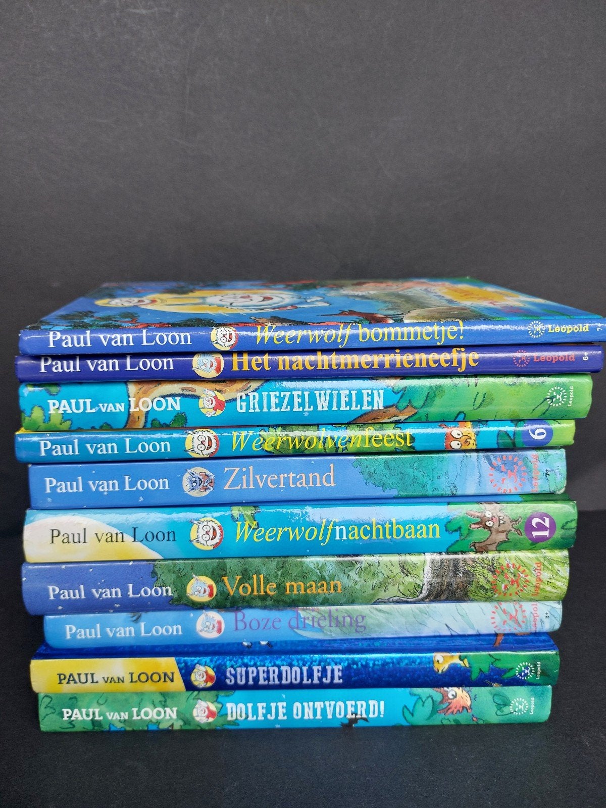 Set van 10 Dolfje weerwolfje boeken, Boeken, Ophalen of Verzenden, Gelezen, Paul van Loon, Fictie algemeen