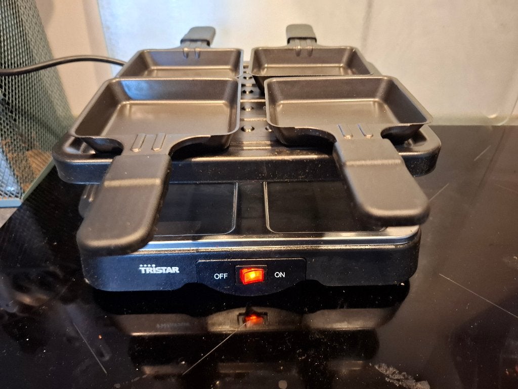 Tristar Mini gourmetstel 2 personen, Witgoed en Apparatuur, Gourmetstellen, Ophalen of Verzenden, Gebruikt, Minder dan 4 personen