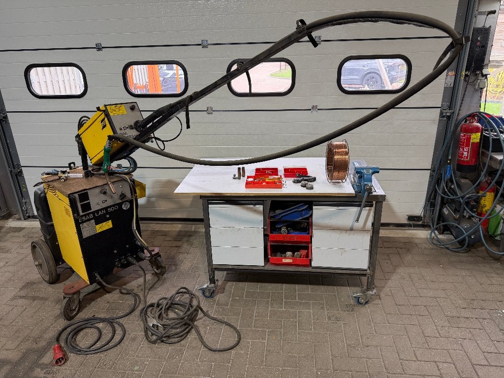 Esab LAH500 met balansarm - 500A met 60% inschakelduur, Doe-het-zelf en Verbouw, Ophalen, Gebruikt, 250 ampère of meer, Co2