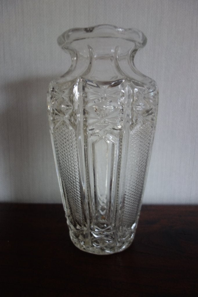 Glazen vaas stevig uitvoering., Ophalen of Verzenden, Zo goed als nieuw, Glas