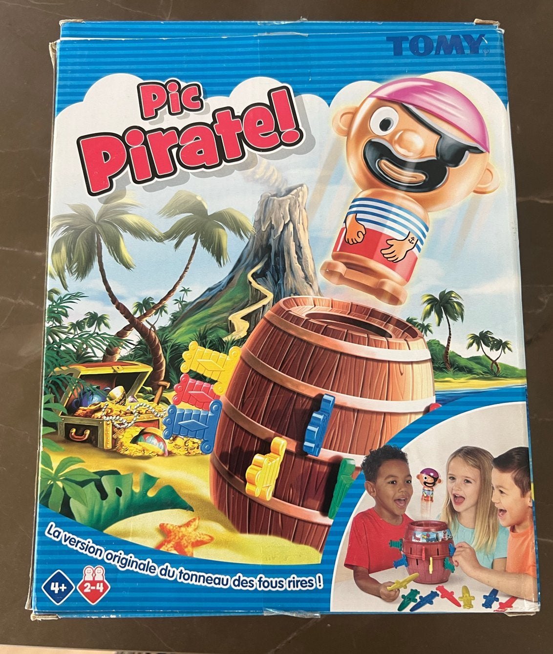 Pic Pirate! - Leuk familiespel van Tomy, Drie of vier spelers, Ophalen, Gebruikt