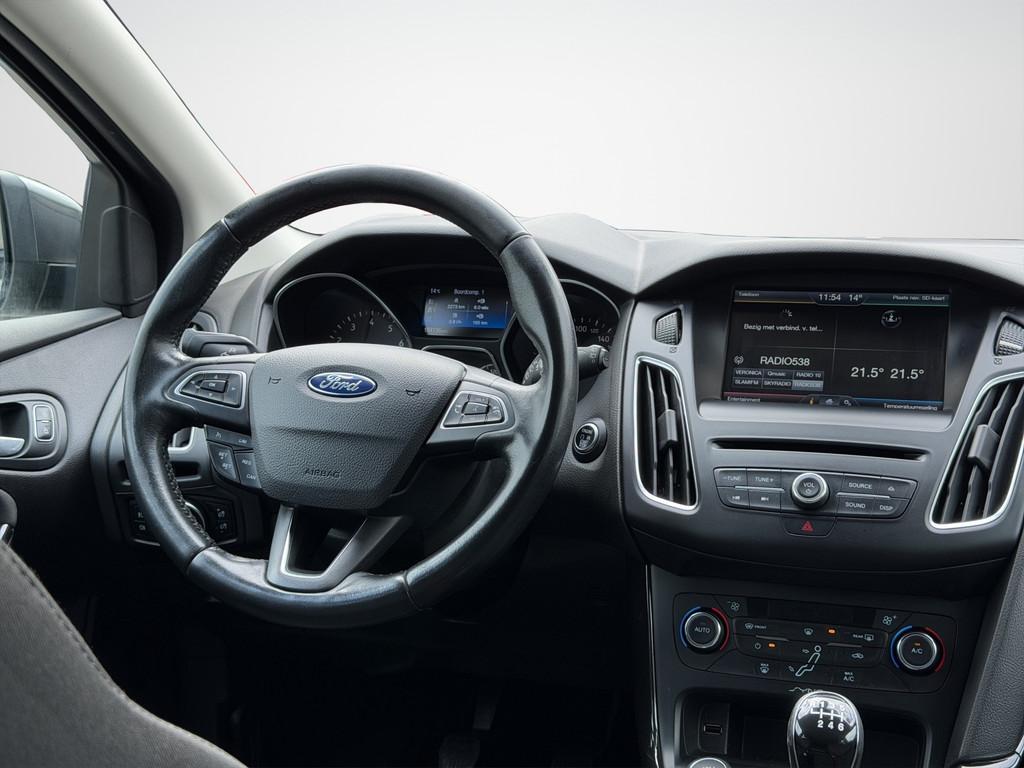 Ford Focus Wagon 1.0 First Edition Clima|Cruise|Isofix|Pdc, 125 pk, Gebruikt, Euro 6, Bluetooth
