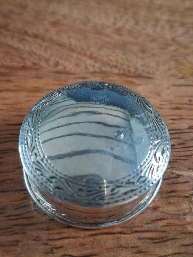 Zilveren pillendoosje, Antiek en Kunst, Ophalen, Zilver