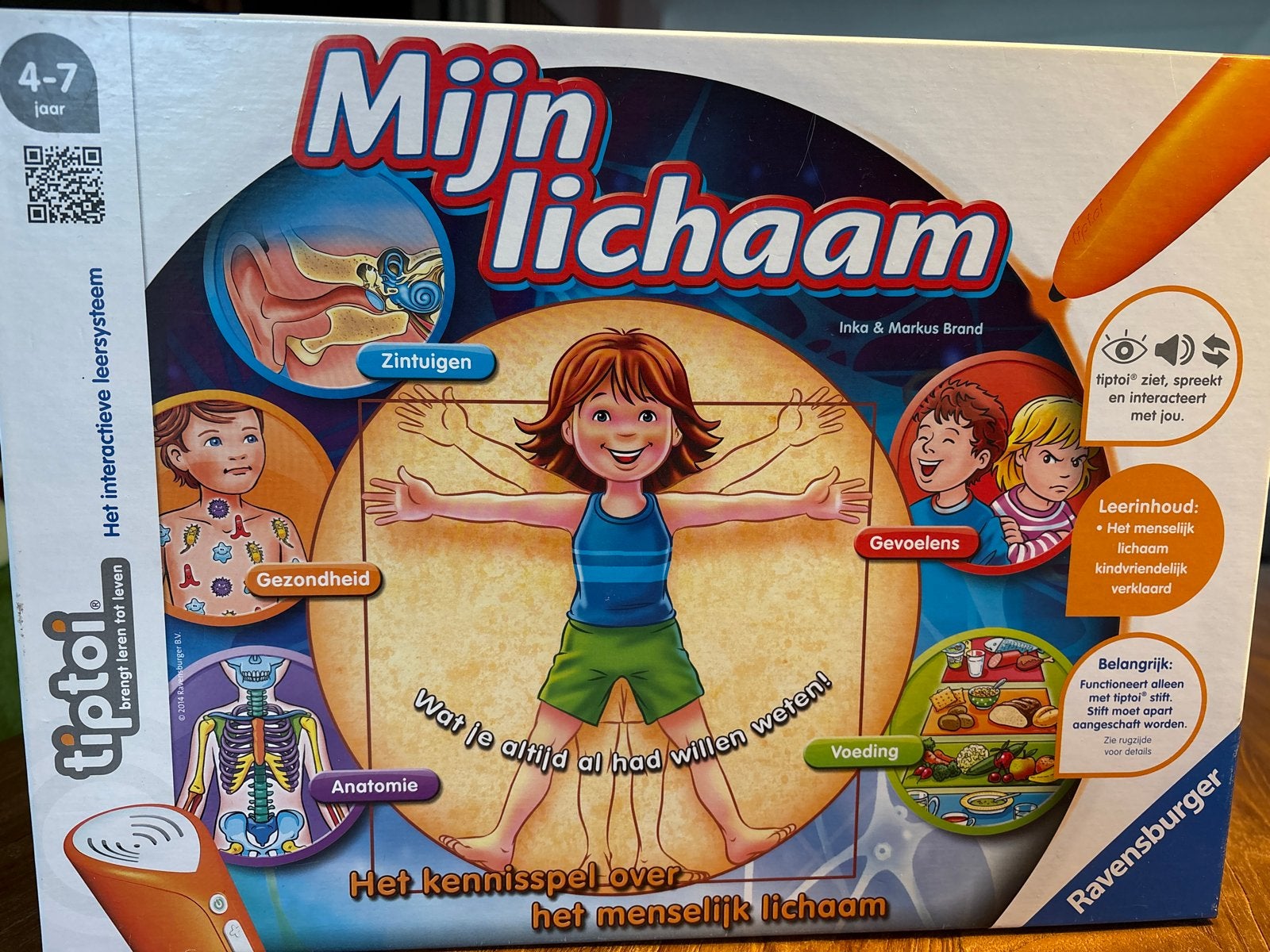 Tiptoi Mijn Lichaam Ravensburger (4-7 jaar), Ophalen of Verzenden, Zo goed als nieuw, Ontdekken, Met geluid