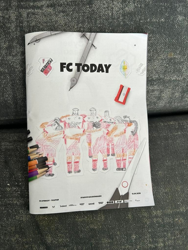 Telstar FC Utrecht programmaboekje GRATIS, Verzamelen, Sportartikelen en Voetbal, Zo goed als nieuw, Boek of Tijdschrift, F.C. Utrecht