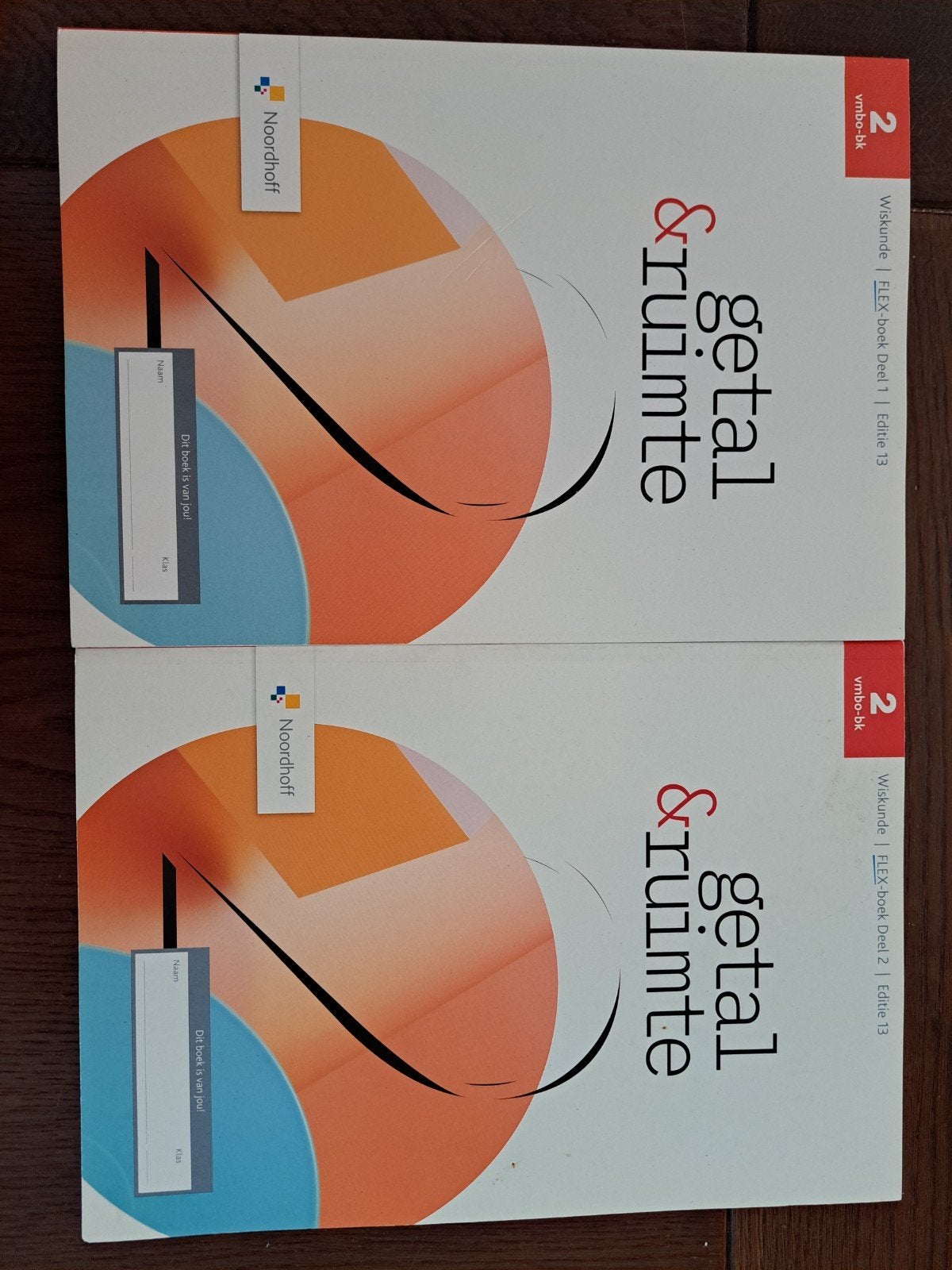 Getal en ruimte wiskunde boek vmbo bk deel 1 en 2, Boeken, Ophalen, VMBO