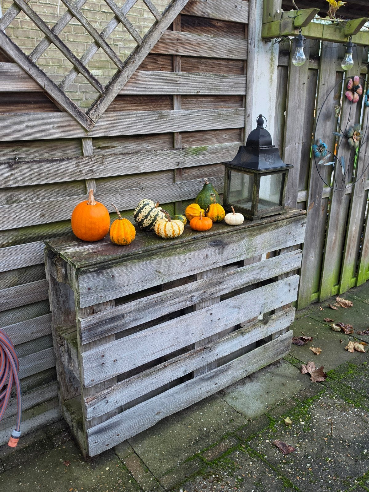 Gratis Pallet Tafel/Kast voor Tuin, Ophalen, Gebruikt