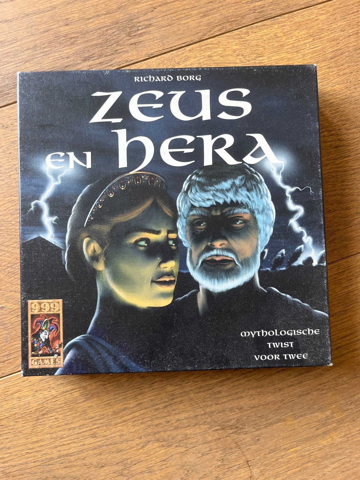 Zeus en Hera Bordspel - Mythologische Twist voor Twee, Een of twee spelers, Ophalen of Verzenden, Zo goed als nieuw