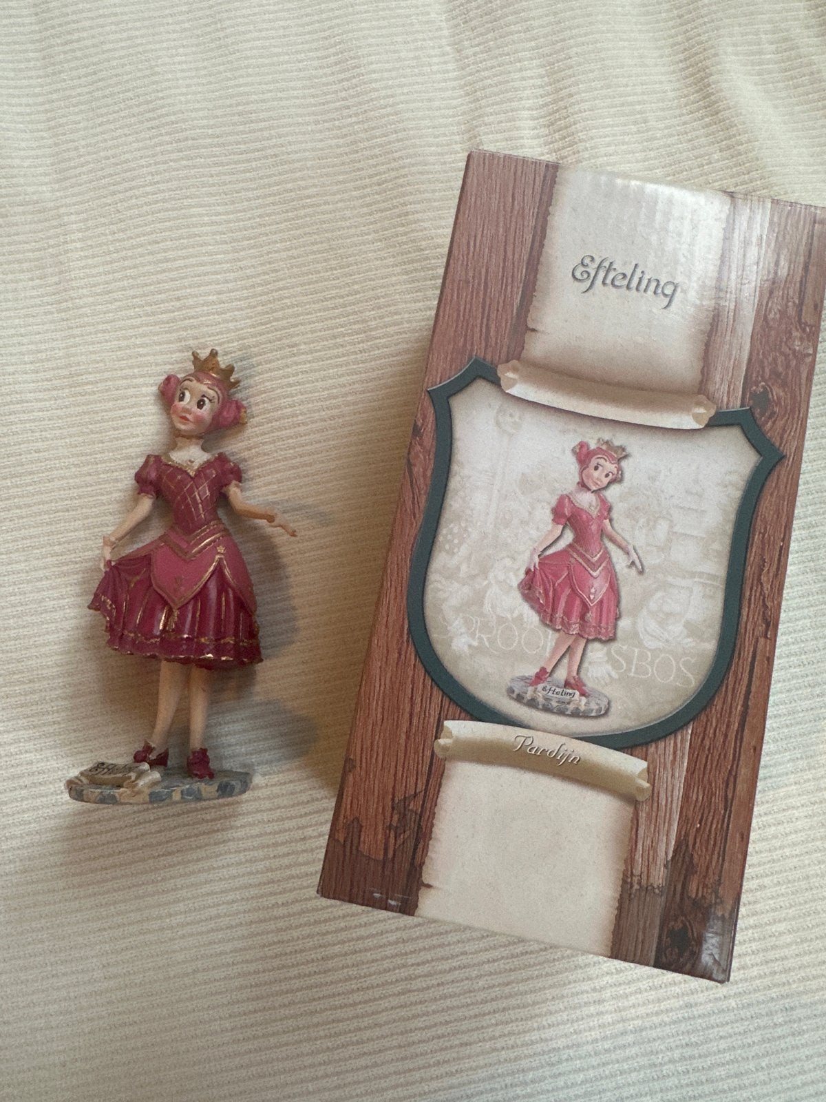 Efteling Pardijn beeldje met doosje, Ophalen of Verzenden, Zo goed als nieuw, Beeldje of Poppetje