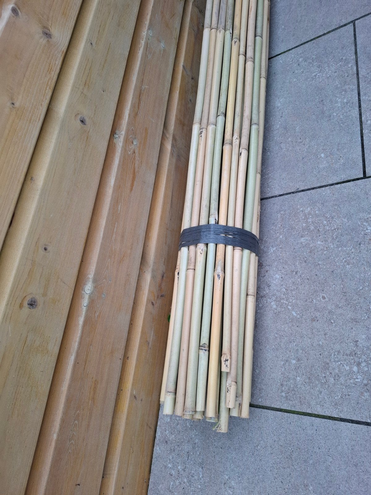 Bamboe stok 270 cm., Tuin en Terras, Kweekspullen, Ophalen
