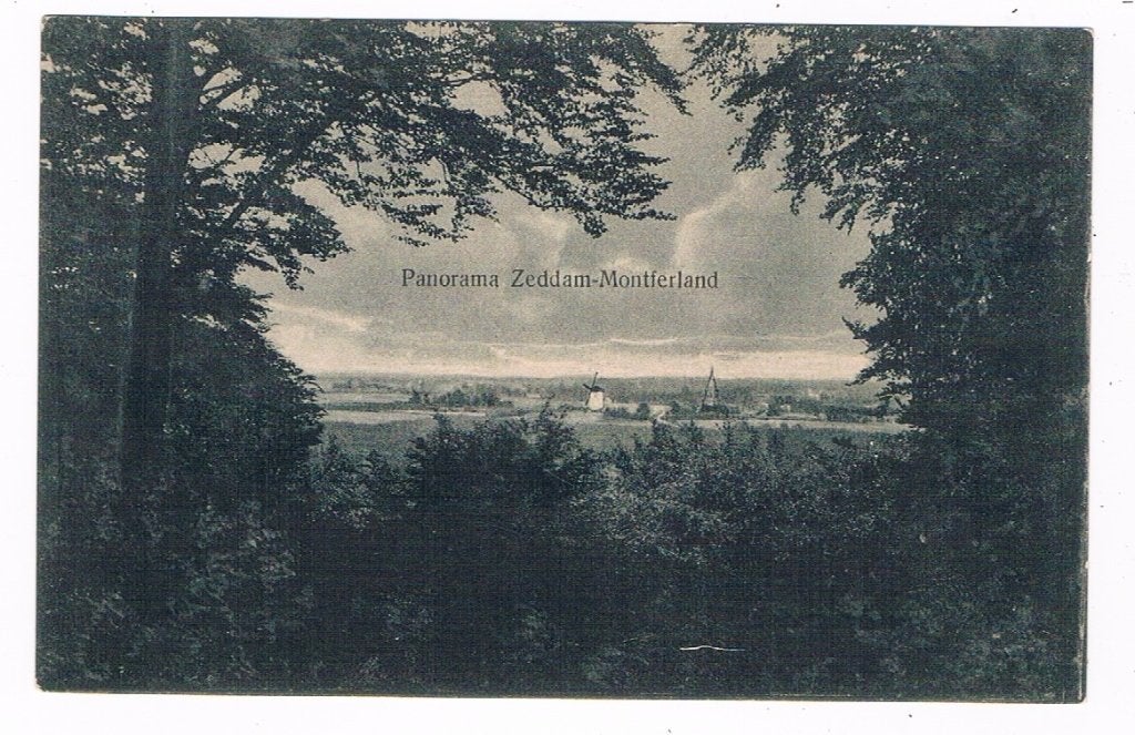 30 / ZEDDAM-MONTFERLAND : Panorama, Ophalen of Verzenden, 1920 tot 1940, Ongelopen, Gelderland