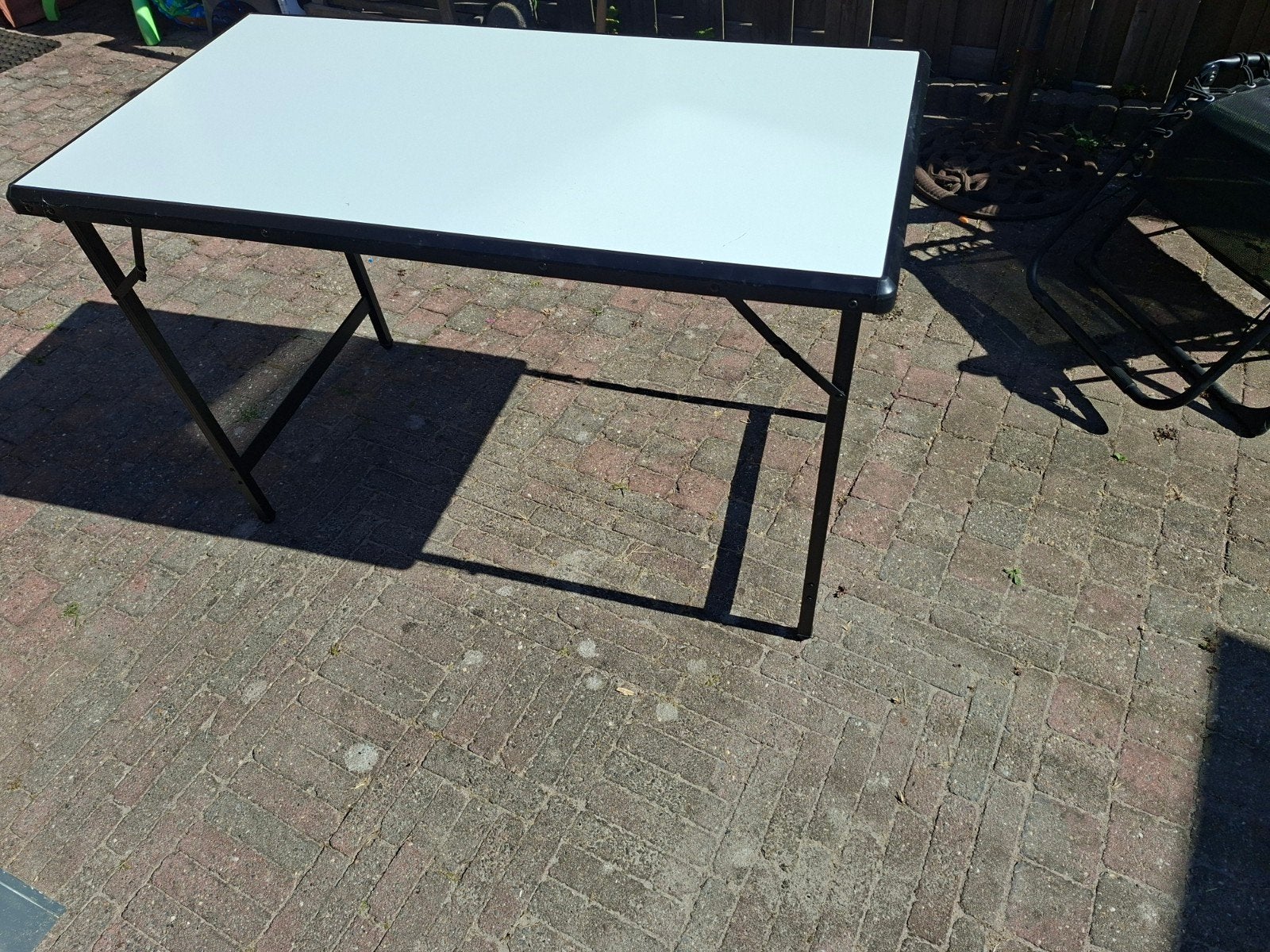 Opvouwbare campingtafel - Ideaal voor buiten en binnen, Gebruikt, 100 tot 150 cm, 50 tot 100 cm, Rechthoekig