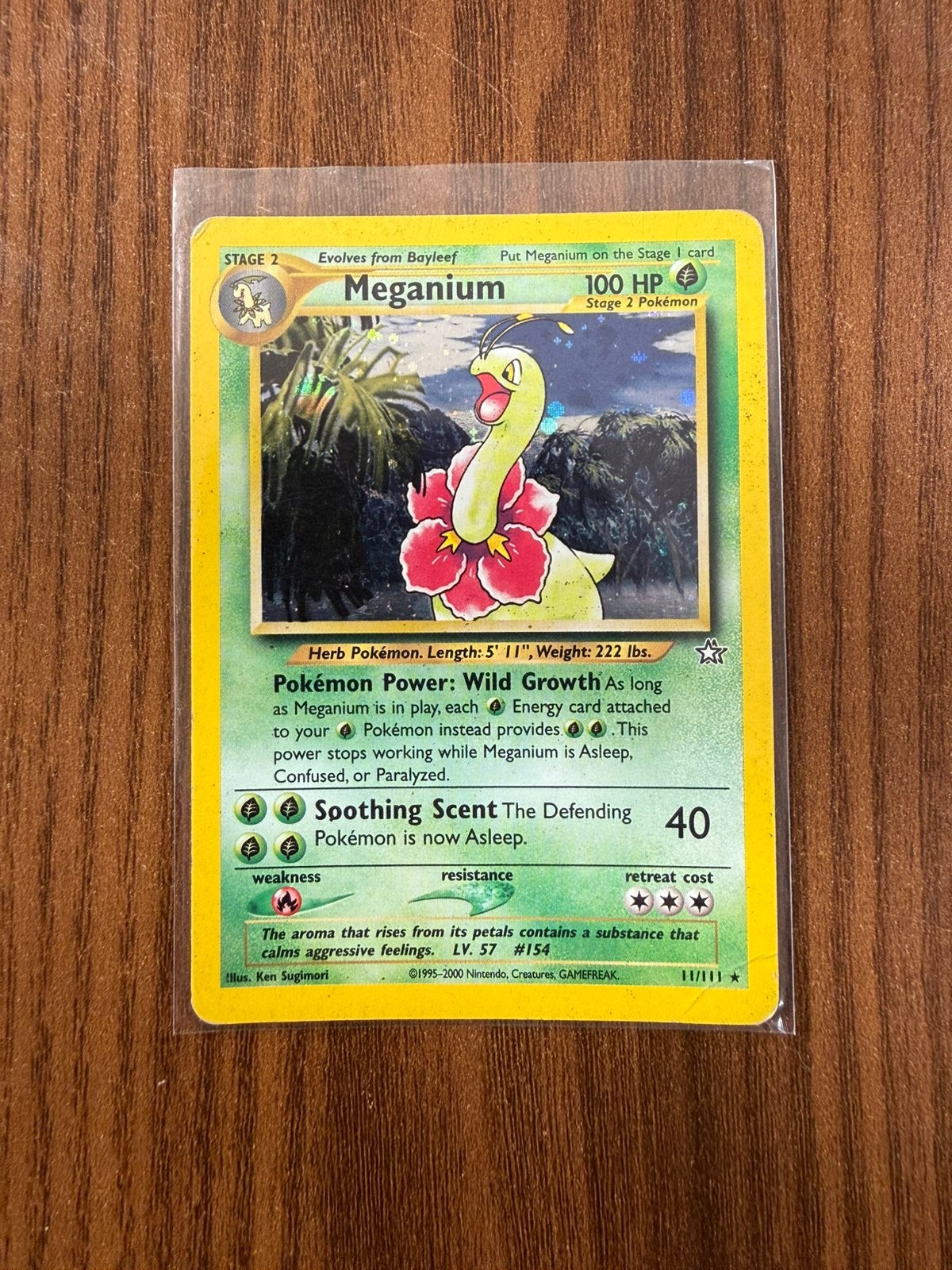 Meganium Holo – Neo Genesis – Pokémon, Ophalen, Gebruikt