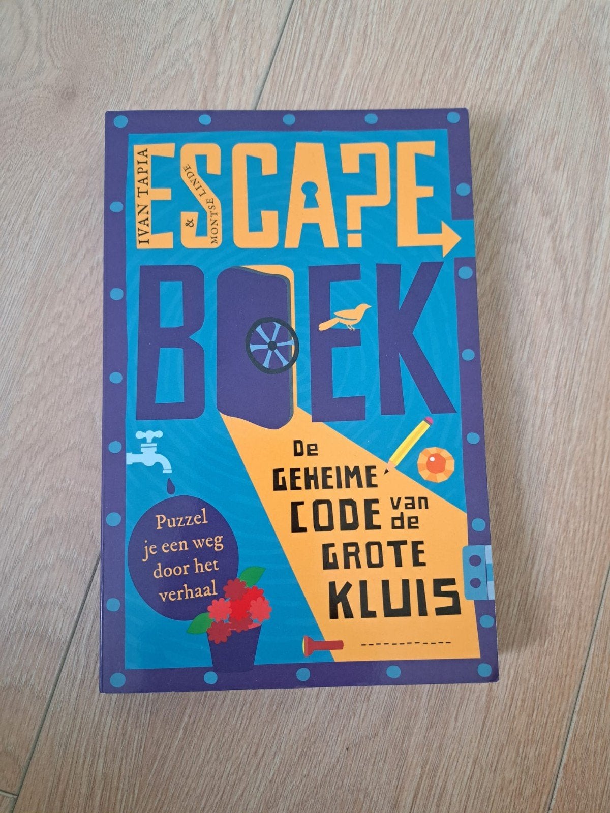 Escape boek - de geheime code van de grote kluis, Ophalen, Zo goed als nieuw